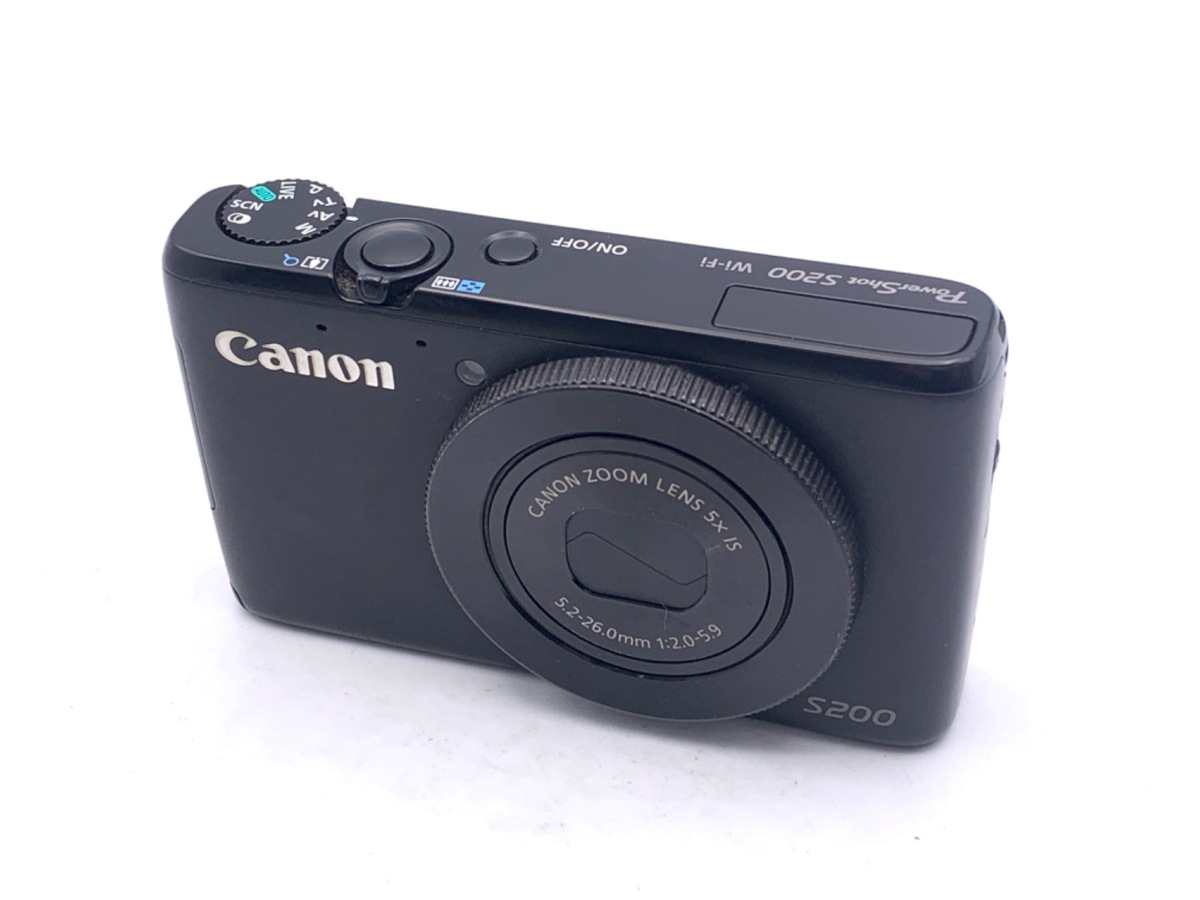 中古：B(並品)】キヤノン PowerShot S200 ブラック | 2445650057659