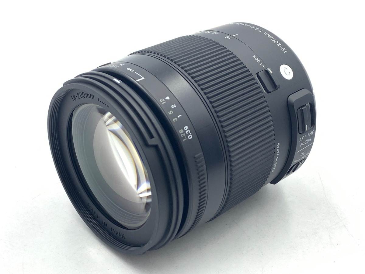 中古：AB(良品)】シグマ 18-200mm F3.5-6.3 DC MACRO OS HSM 