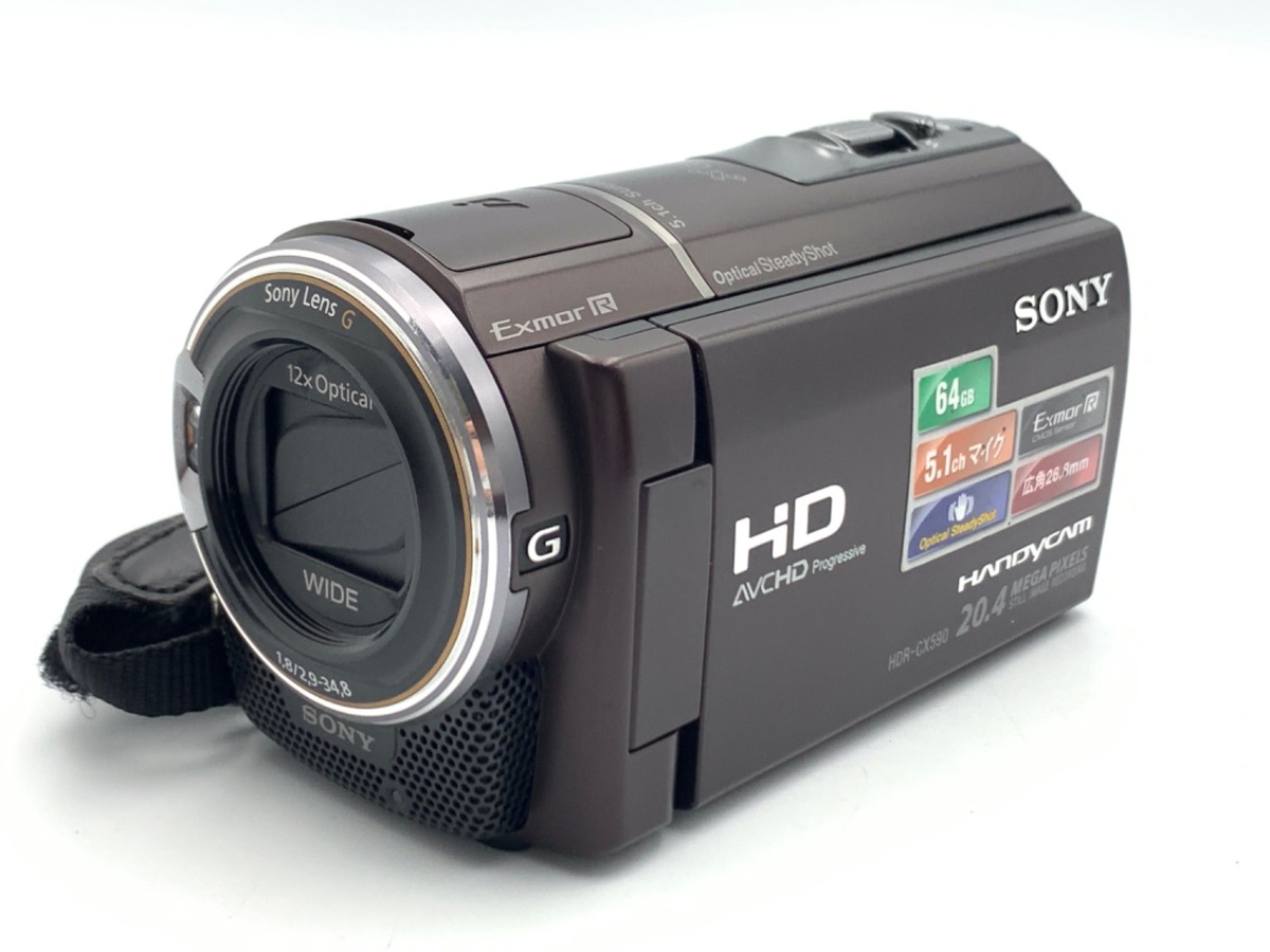 中古】ソニー HDR-CX590V ボルドーブラウン｜｜カメラのキタムラネット