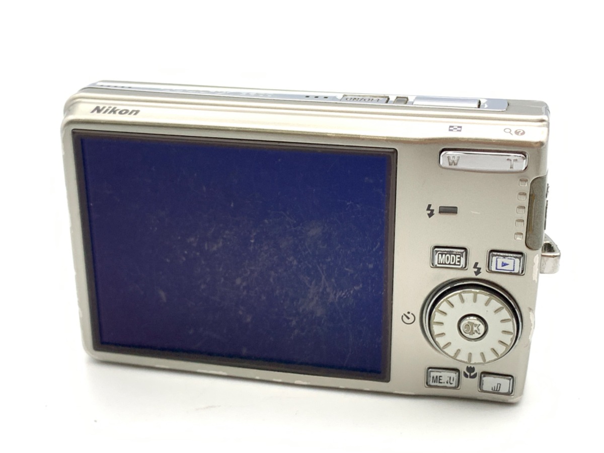 中古：C(やや難あり)】ニコン COOLPIX S600 チタンシルバー