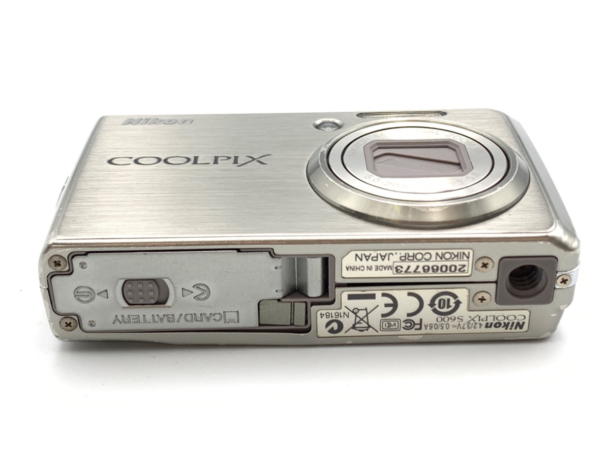 中古：C(やや難あり)】ニコン COOLPIX S600 チタンシルバー
