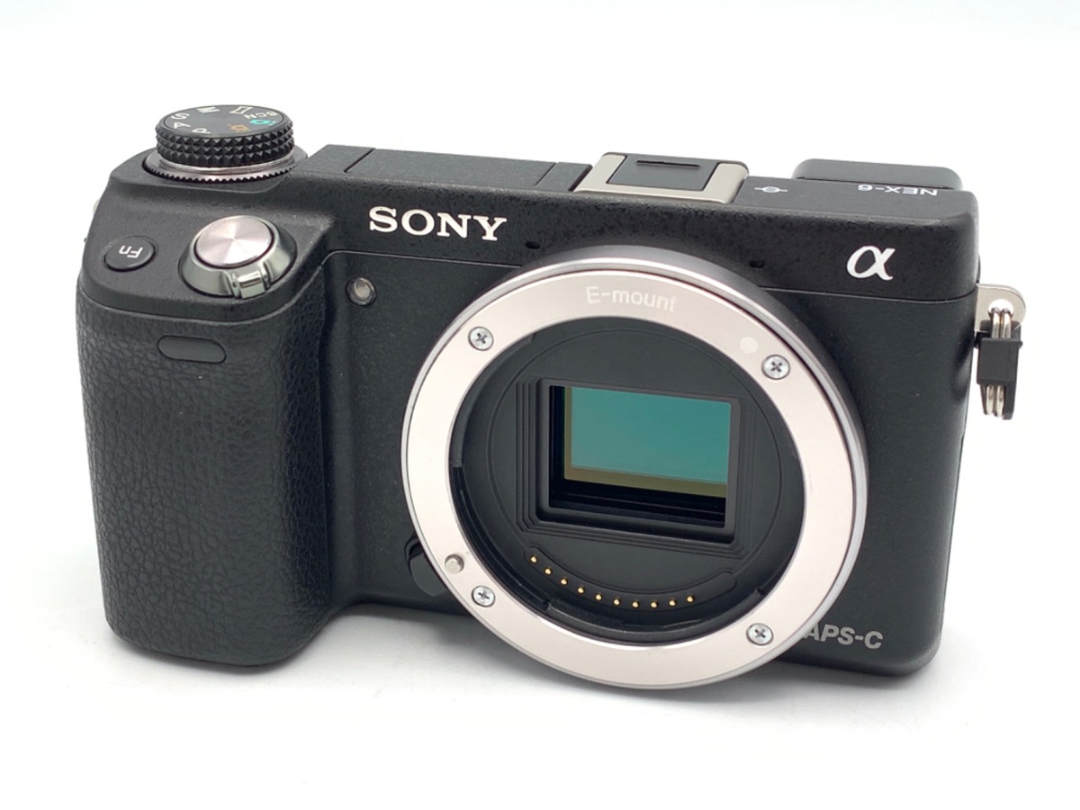 【中古品】SONY α NEX-6　バッテリー有り 中古：AB(良品)】ソニー α NEX-6 ボディ ブラック | 2445660012464