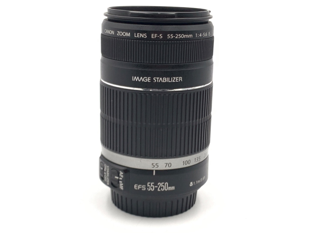 キヤノンレンズ　EF-S 55-250mm 4-5.6 IS　美品 キヤノン 望遠レンズ 未使用品 保証 CANON EF-S 55-250mm F4-5.6