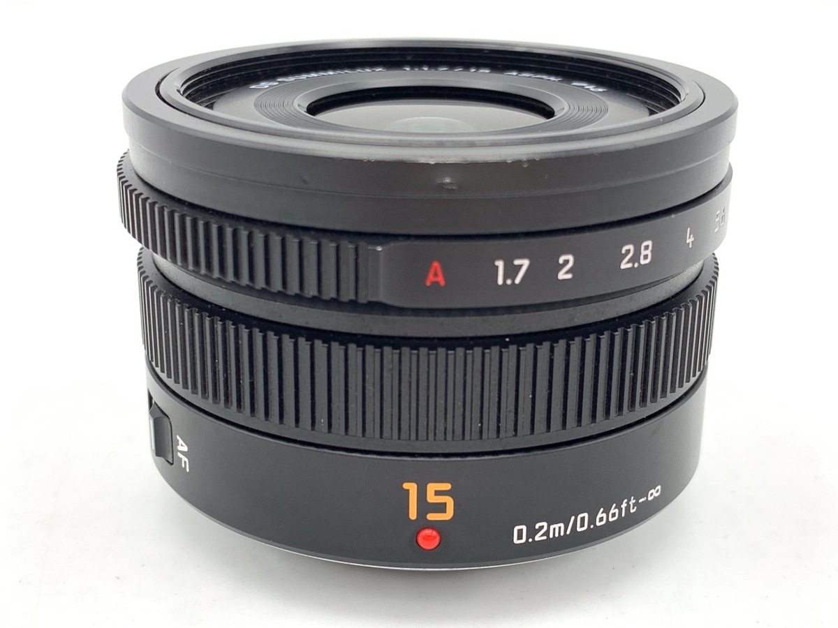 LEICA DG SUMMILUX 15mm/F1.7 ASPH. H-X015-K [ブラック] 中古価格比較