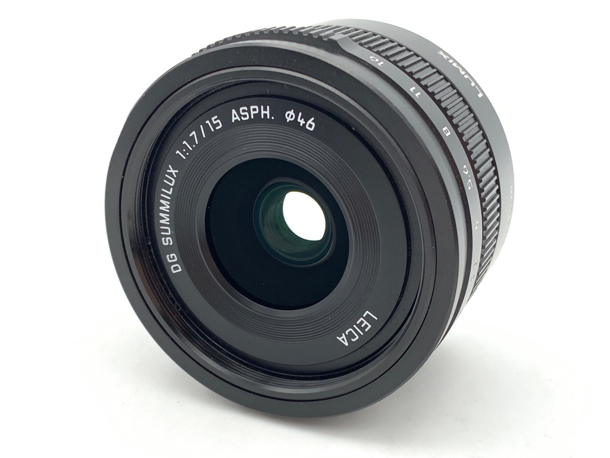 【中古】パナソニック LEICA DG SUMMILUX 15mm/F1.7 ASPH. [H-X015] ブラック