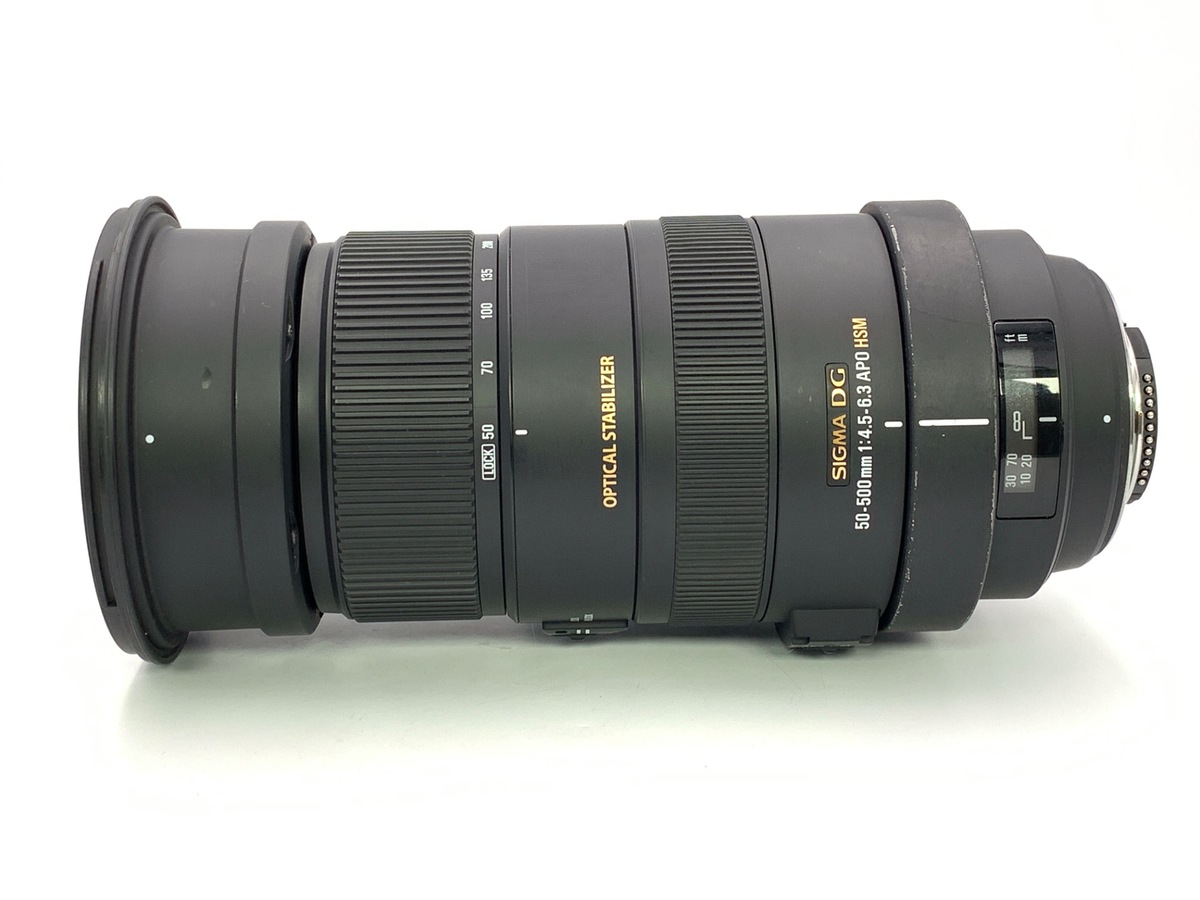 中古】シグマ APO 50-500mm F4.5-6.3 DG OS HSM ニコン用 在庫一覧