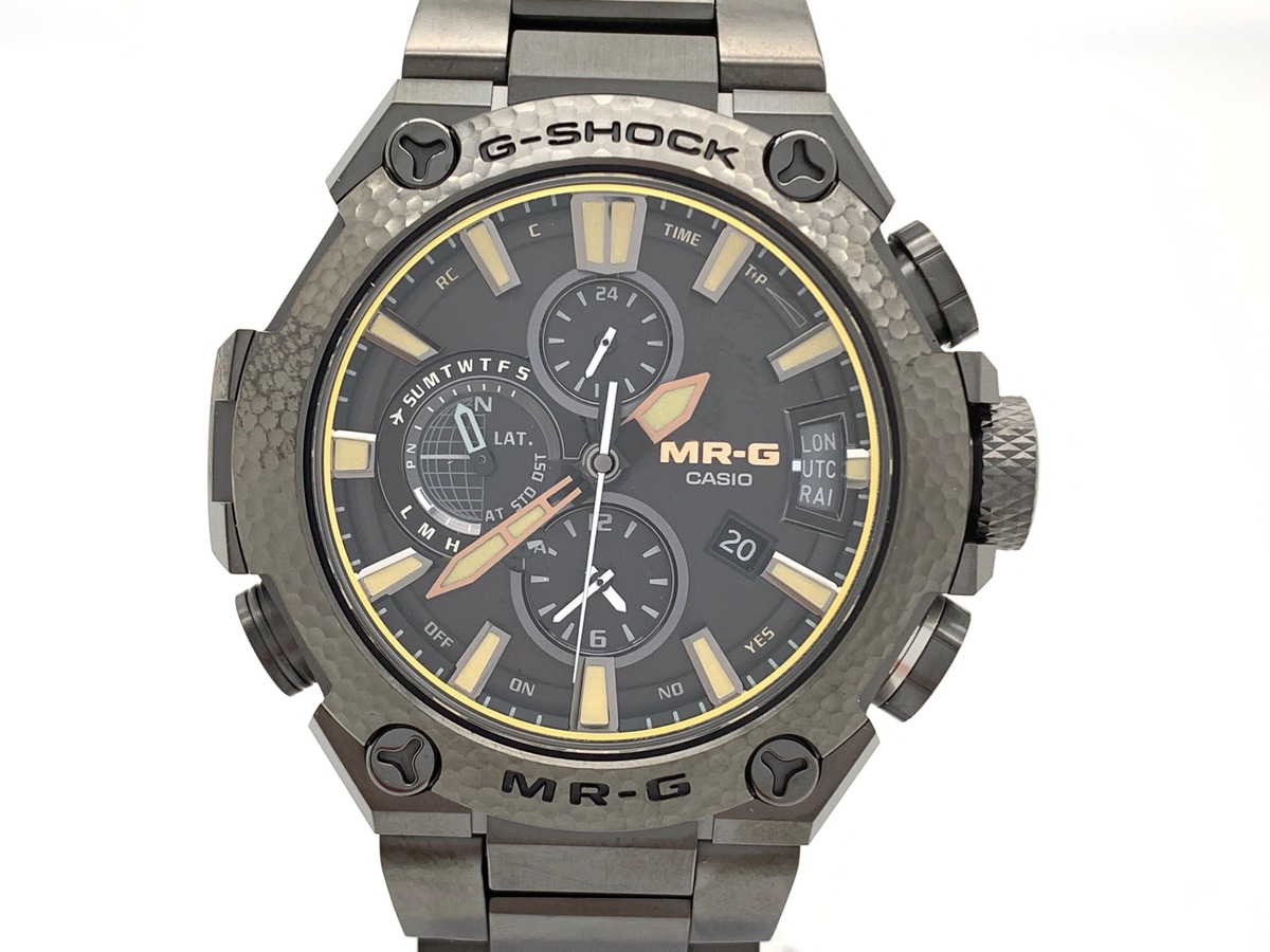 カシオ G-SHOCK MR-G ブラック MRG-G2000HB-1AJR チタン 鎚起(ついき)
