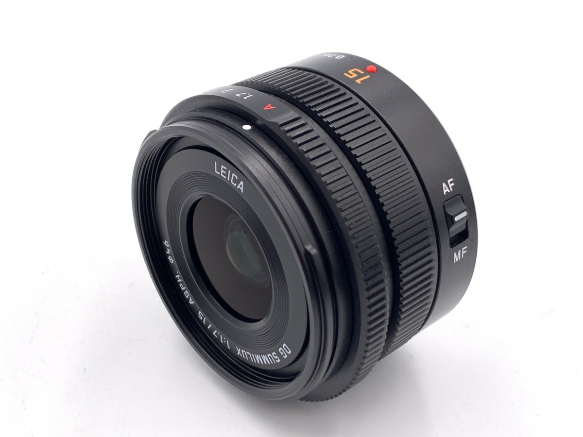 中古：AB(良品)】パナソニック LEICA DG SUMMILUX 15mm/F1.7 ASPH. [H