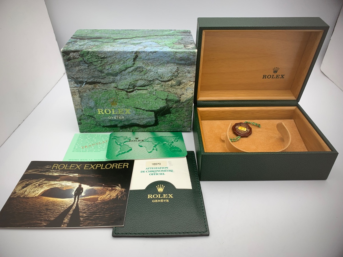 ロレックス(ROLEX) エクスプローラーII ブラック 16570 ステンレススティール