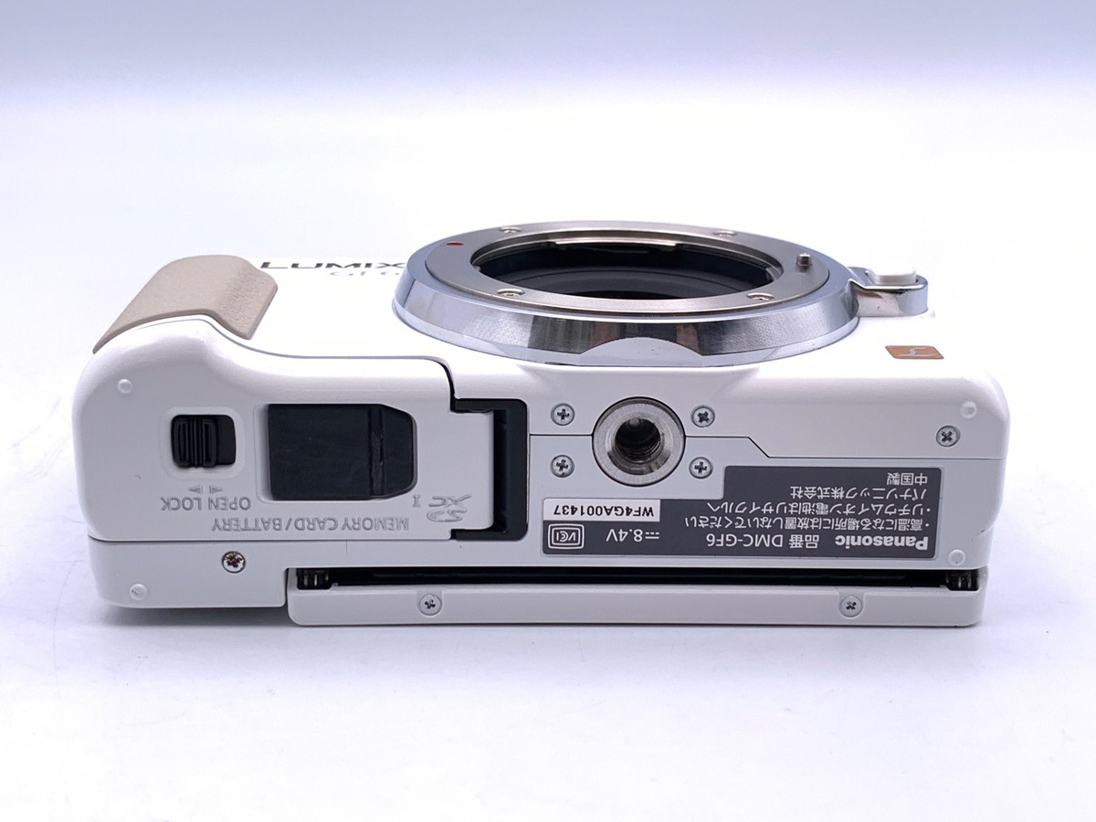 中古：AB(良品)】パナソニック LUMIX DMC-GF6-W ボディ ホワイト