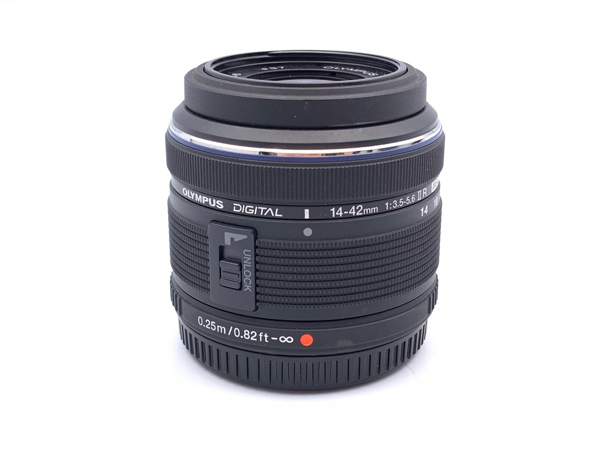 OLYMPUS M.ZUIKO 14-42mm ii R ブラック 中古：AB(良品)】オリンパス M.ZUIKO DIGITAL 14-42mm F3.5-5.6 II R