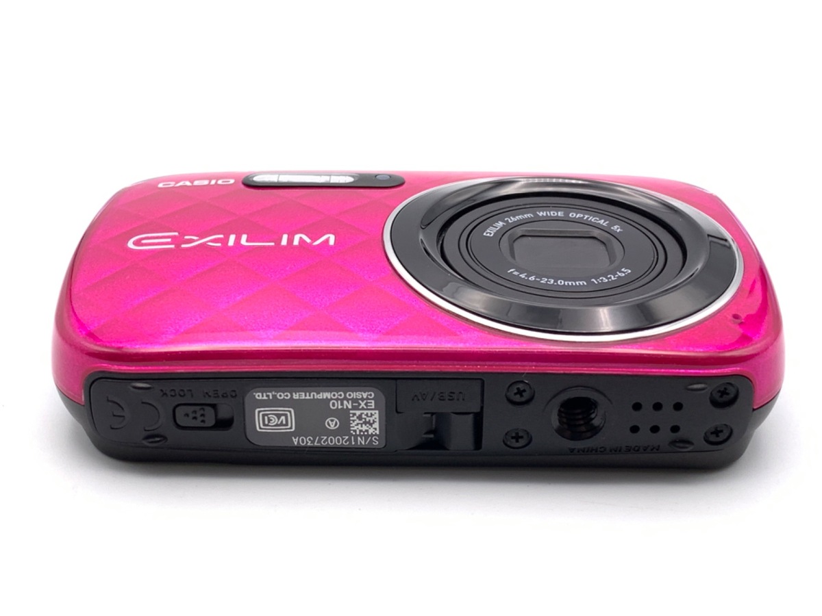 ◆美品◎カシオ CASIO EX-N10VP　ビビットピンク 中古：B(並品)】カシオ EXILIM EX-N10VP ビビットピンク
