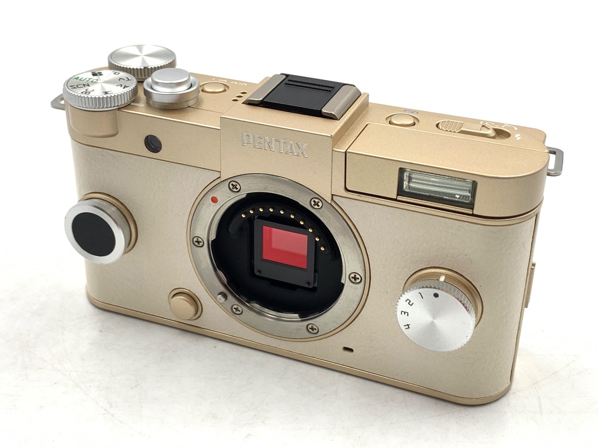 【中古】ペンタックス Q-S1 ボディキット シャンパンゴールド×クリーム