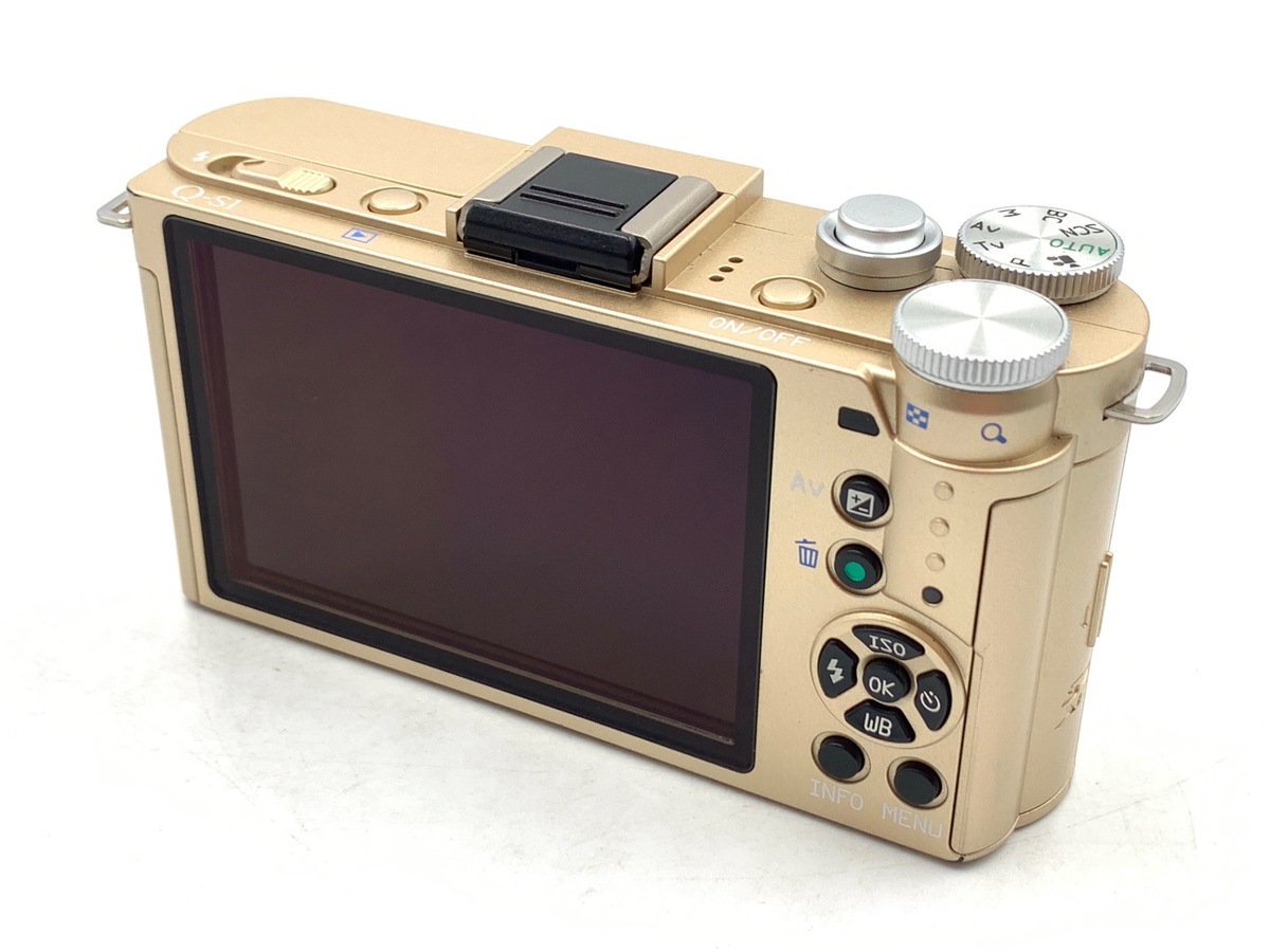 【中古】ペンタックス Q-S1 ボディキット シャンパンゴールド×クリーム