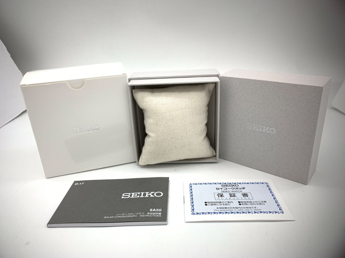 セイコー プロスペックス スピードタイマー ブラック SBER001/8A50-00A0 ステンレススティール