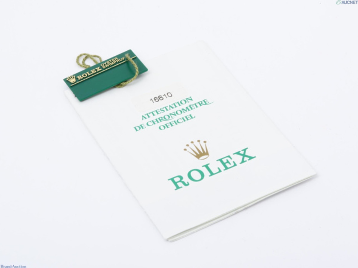 ロレックス(ROLEX) サブマリーナー デイト ブラック 16610 ステンレススティール クロノメーター表記