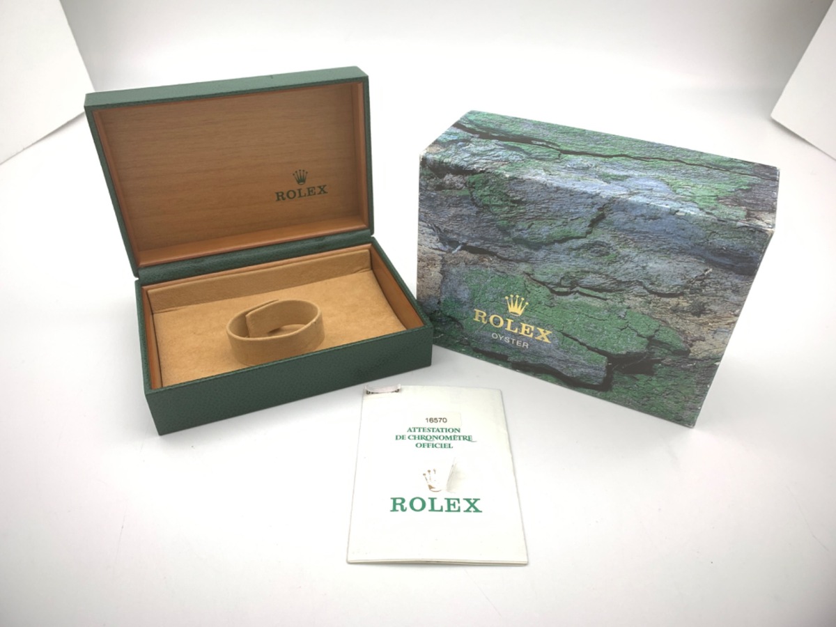 ロレックス(ROLEX) エクスプローラーII ブラック 16570 ステンレススティール