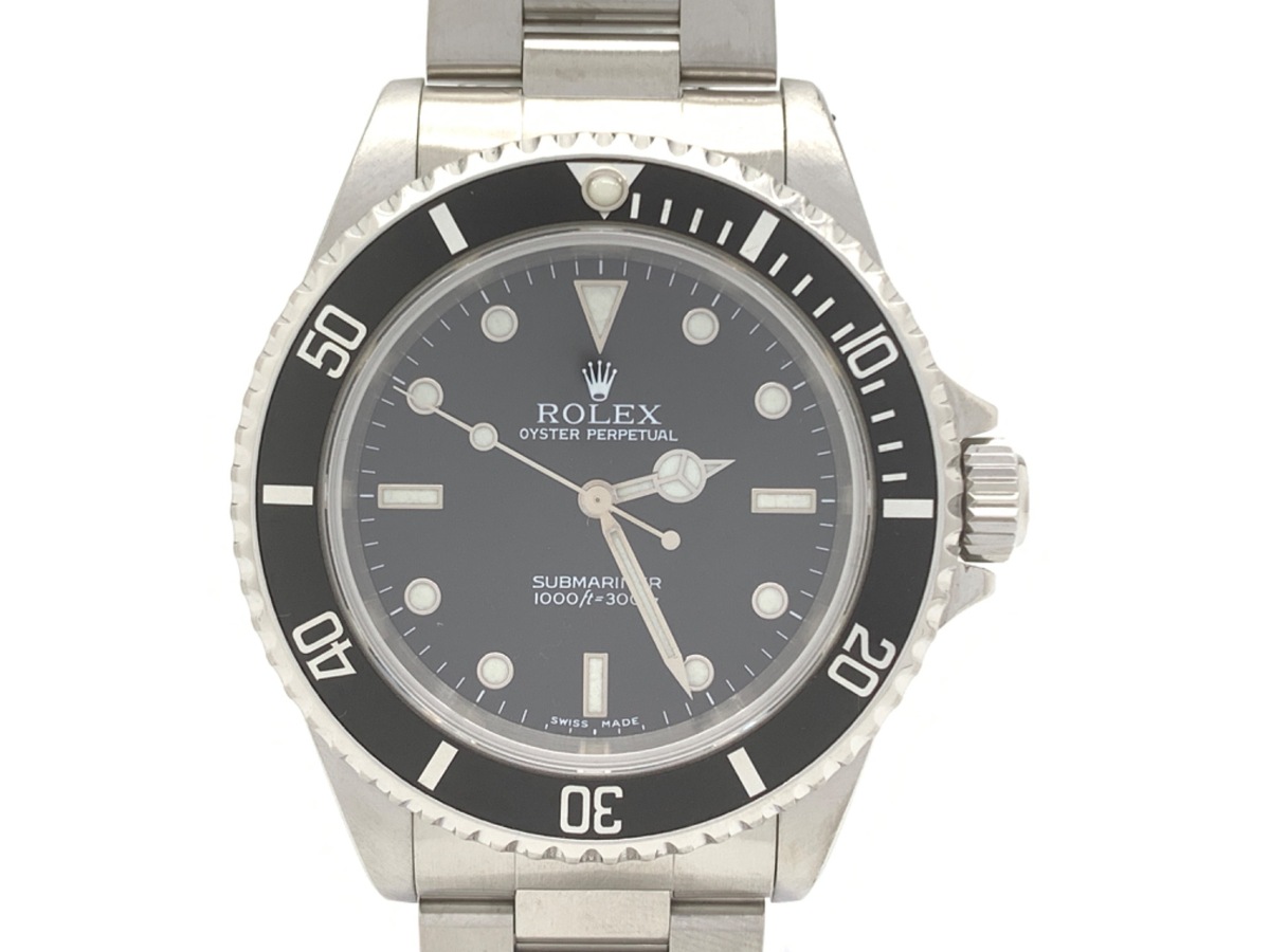 ロレックス(ROLEX) サブマリーナー ブラック 14060 ステンレススティール フチあり