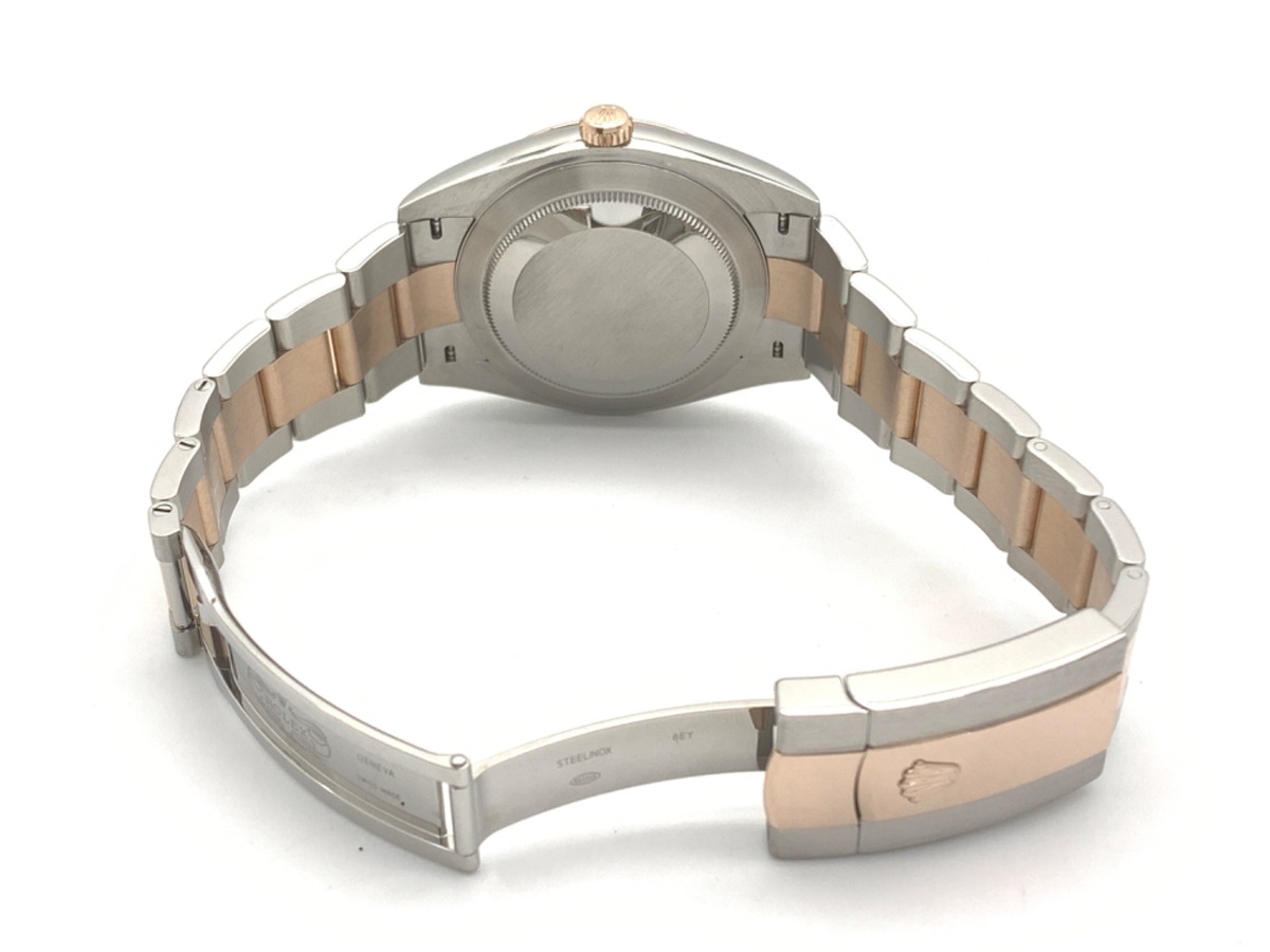 ロレックス(ROLEX) デイトジャスト 41 126331 スレート ステンレススティール/ローズゴールド ローマ オイスターブレス