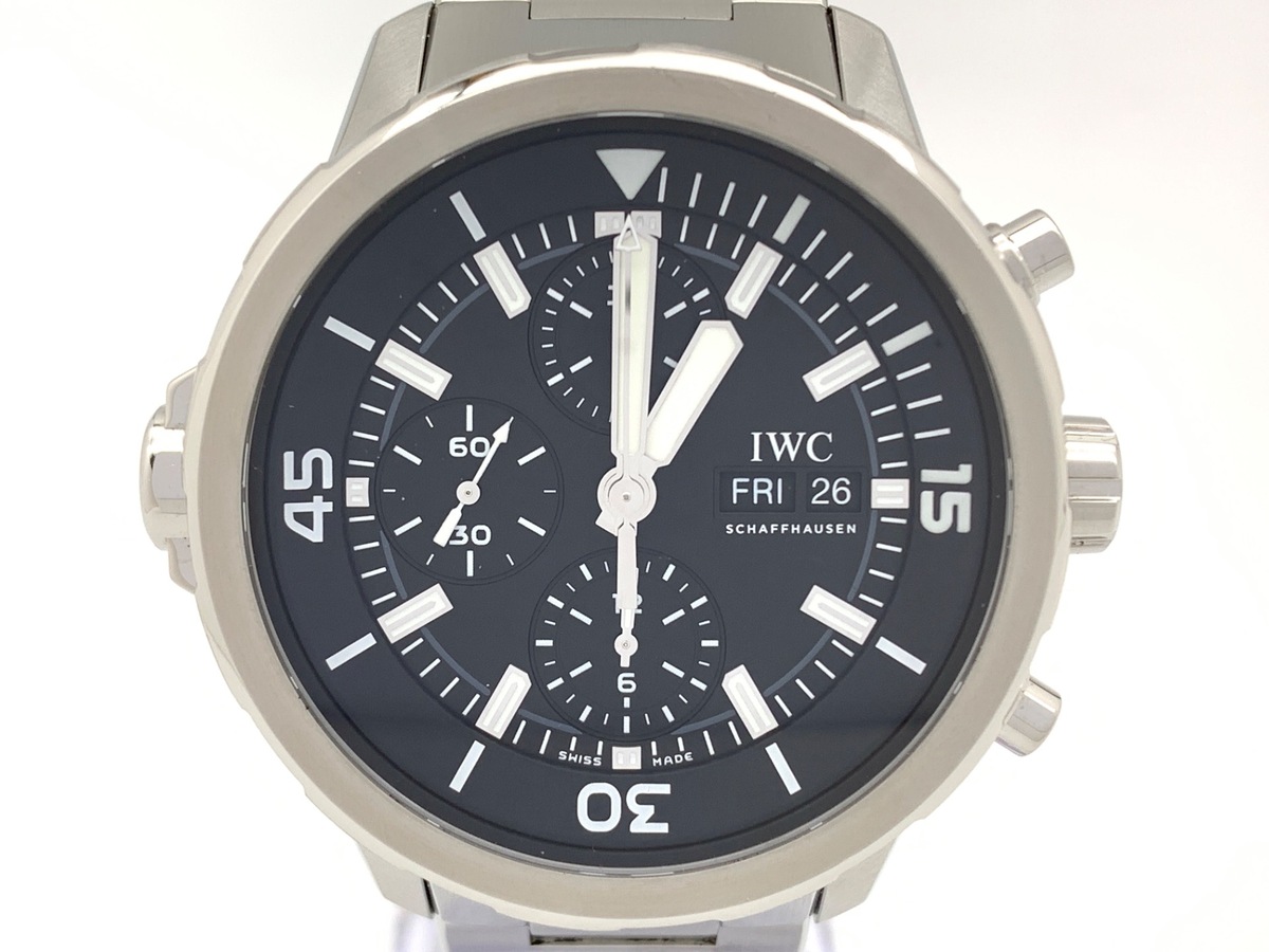 IWC アクアタイマー ブラック IW376804 ステンレススティール