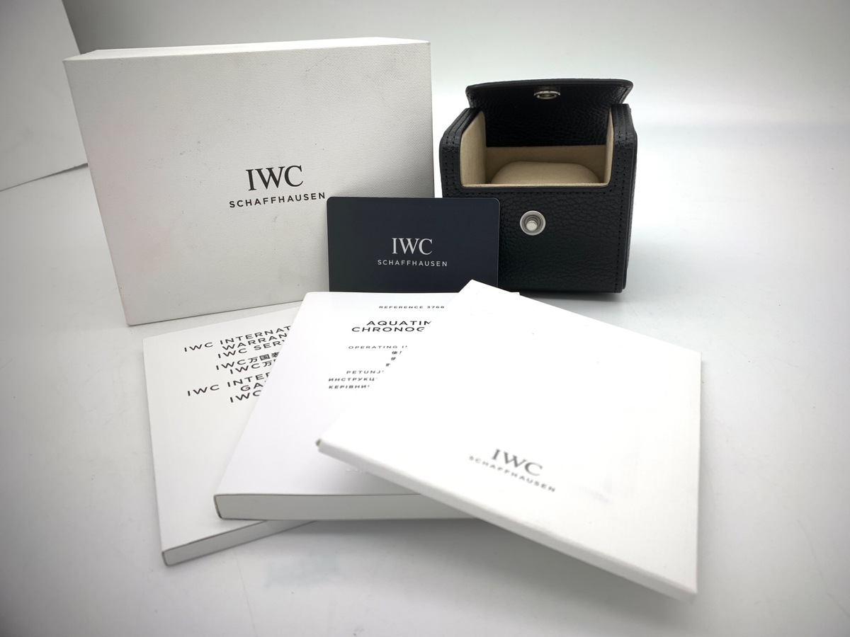 IWC アクアタイマー ブラック IW376804 ステンレススティール