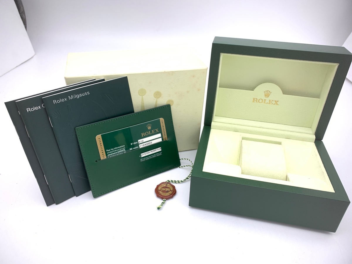 ロレックス(ROLEX) ミルガウス ブラック 116400GV ステンレススティール