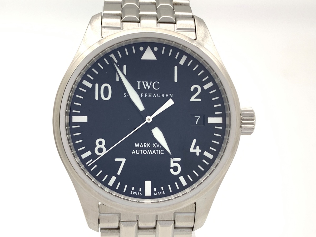 IWC パイロットウォッチ マークXVI ブラック IW325504 ステンレススティール