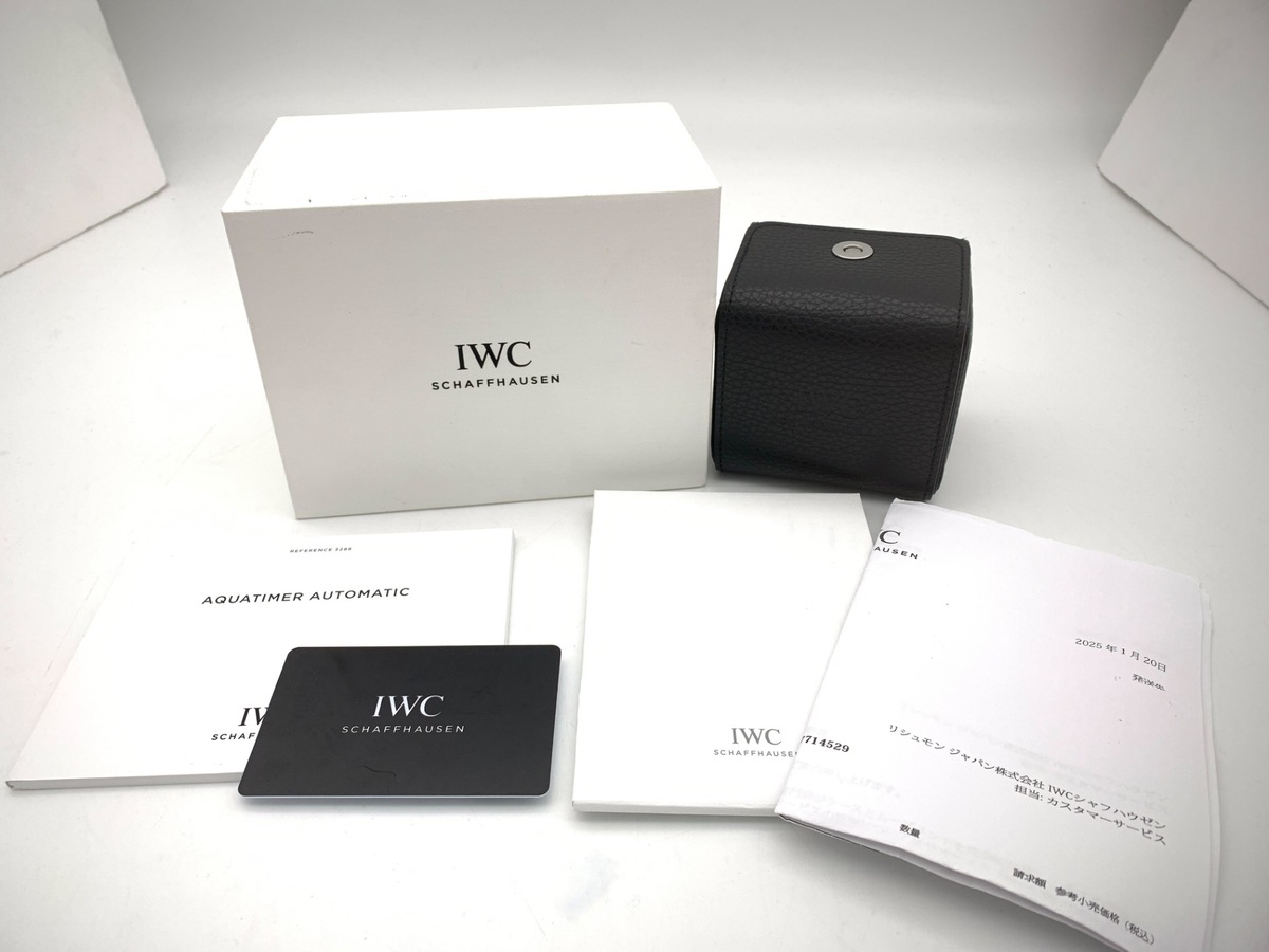 IWC アクアタイマー ブラック IW328802 ステンレススティール