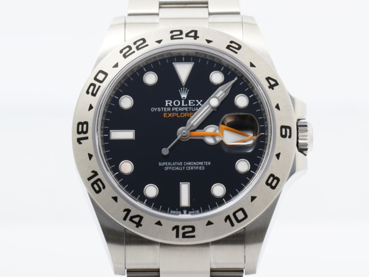 ロレックス(ROLEX) エクスプローラーII ブラック 226570 ステンレススティール