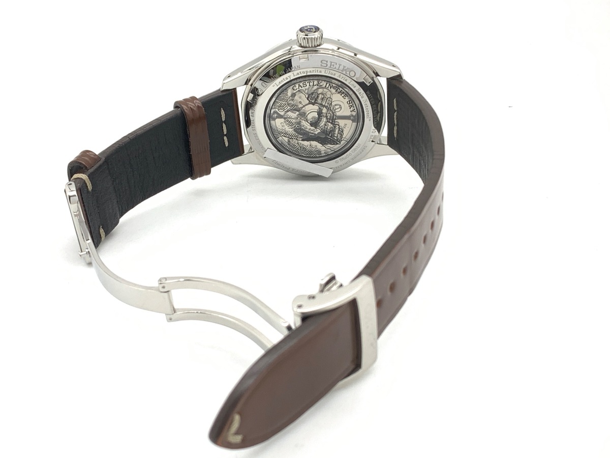 セイコー プレザージュ ホワイト SARX087/6R31-00A0 ステンレススティール 天空の城ラピュタ 世界限定1200本