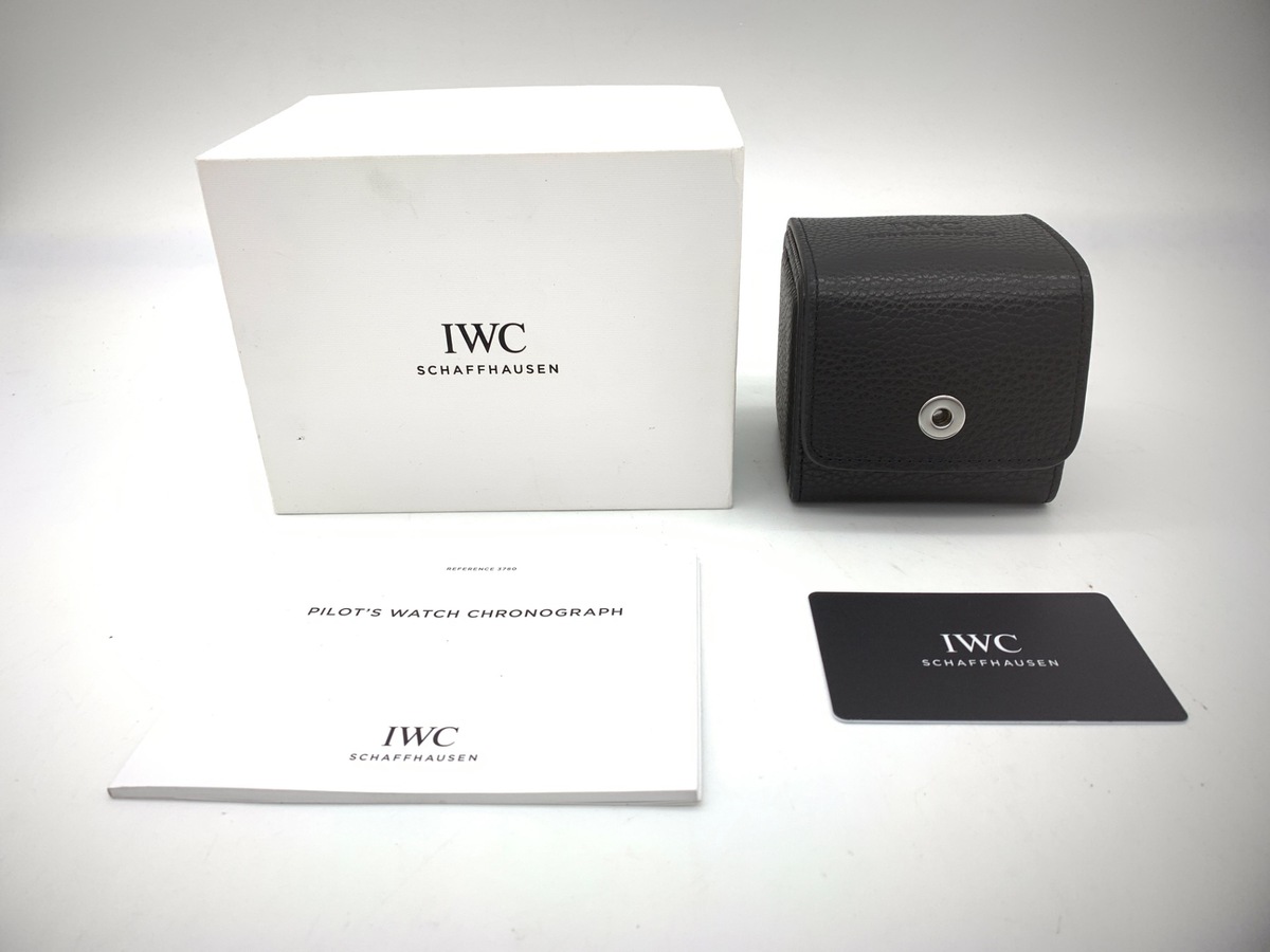 IWC パイロットウォッチ クロノグラフ ブルー IW378004 ステンレススティール