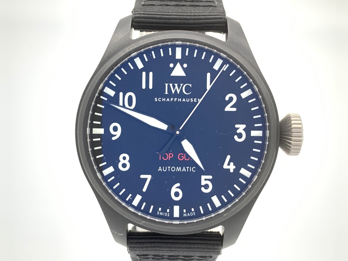 IWC パイロットウォッチ ブラック IW329801 セラミック ビッグ・パイロット・ウォッチ 43・トップガン