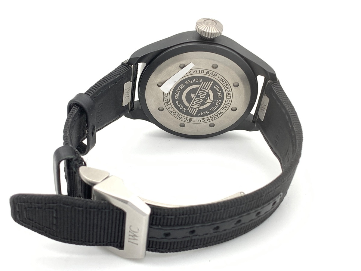 IWC パイロットウォッチ ブラック IW329801 セラミック ビッグ・パイロット・ウォッチ 43・トップガン