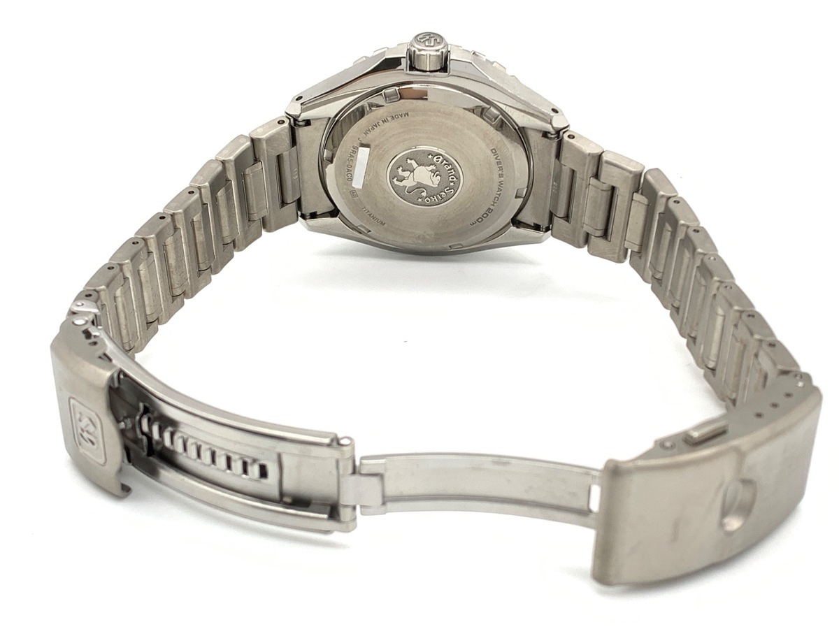 グランドセイコー スプリングドライブ ブラック SLGA015/9RA5-0AC0 チタン