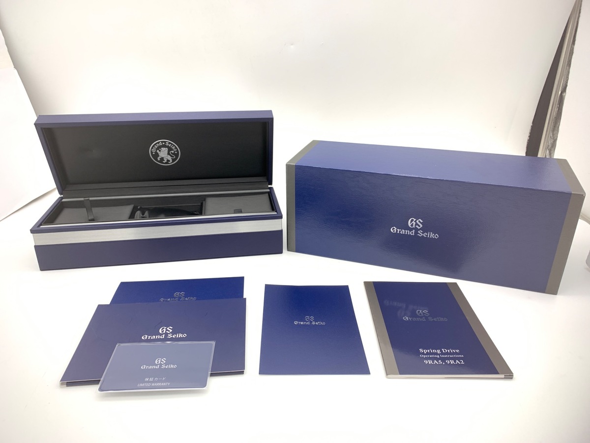 グランドセイコー スプリングドライブ ブラック SLGA015/9RA5-0AC0 チタン