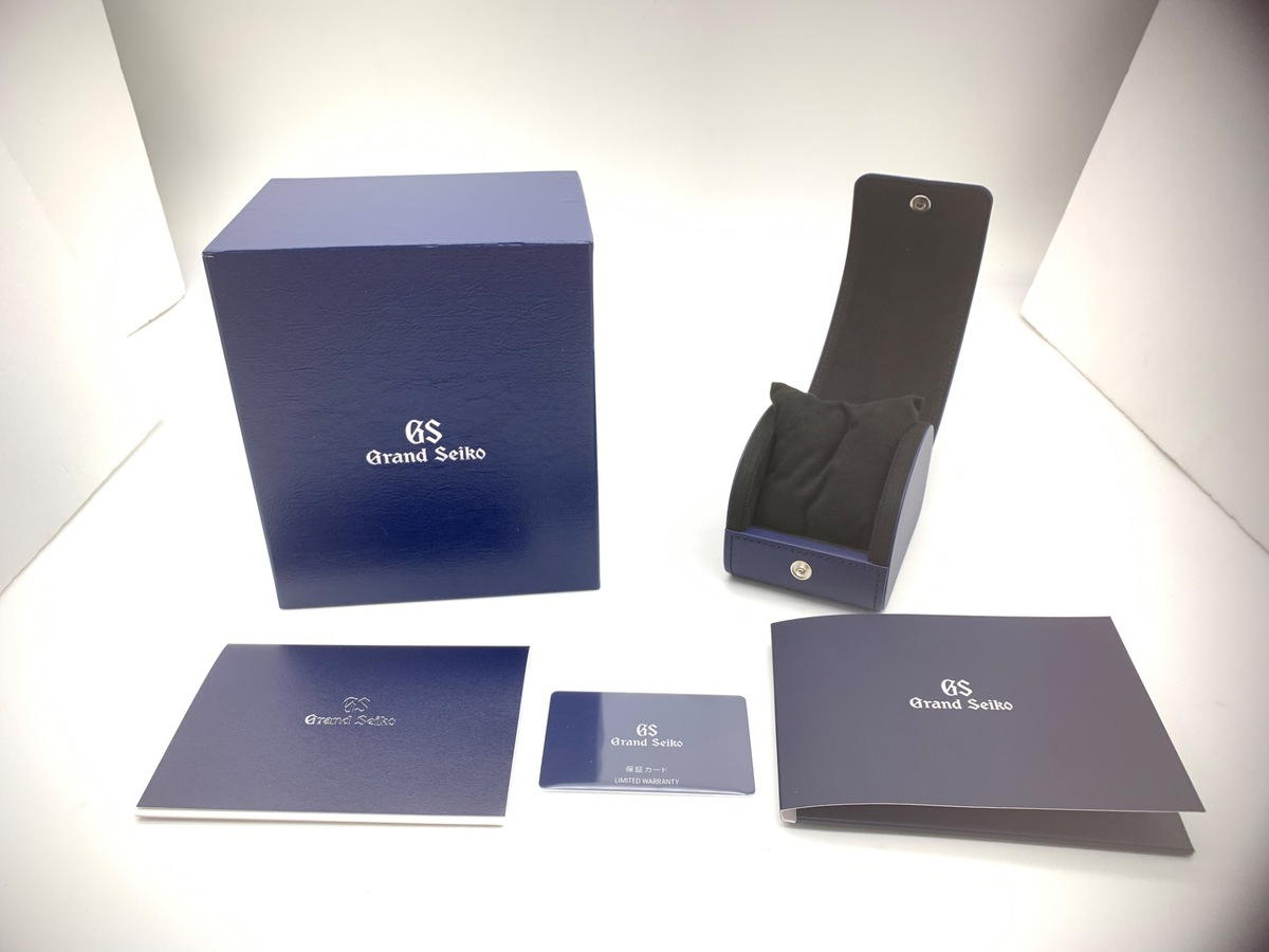 グランドセイコー クォーツ ブラック SBGP003/9F85-0AD0 ステンレススティール