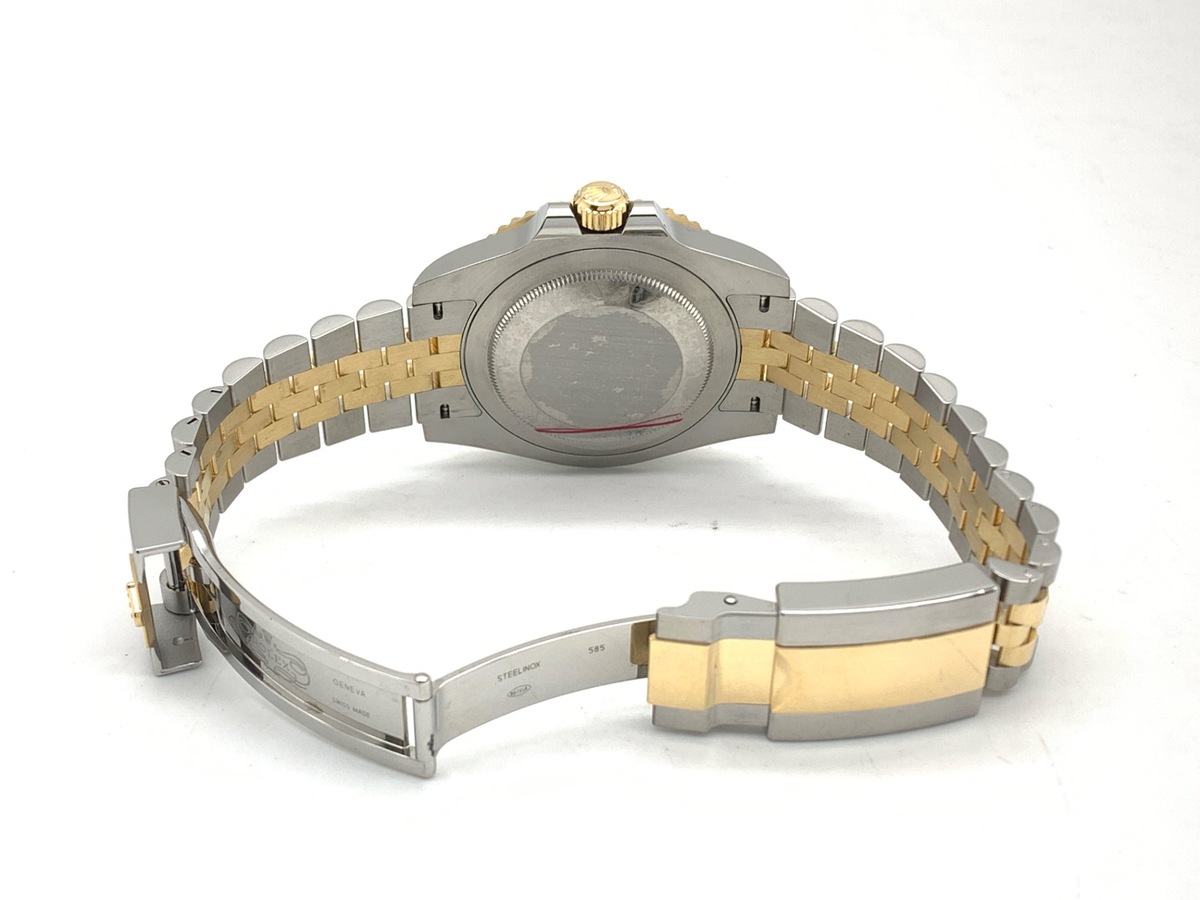 ロレックス(ROLEX) GMTマスターII ブラック 126713GRNR ステンレススティール/イエローゴールド ジュビリーブレス