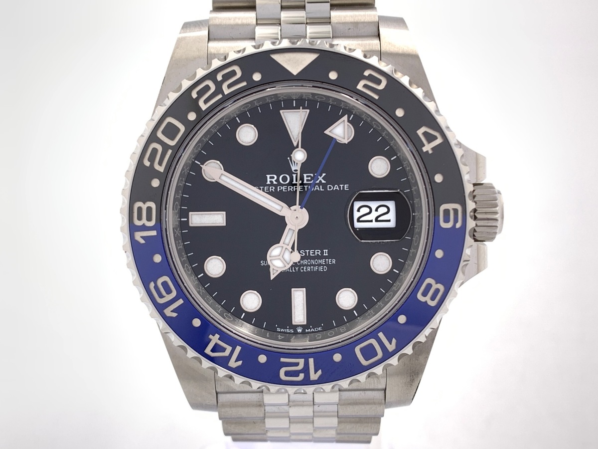 ロレックス(ROLEX) GMTマスターII ブラック 126710BLNR ステンレススティール ジュビリーブレス ブラック/ブルーベゼル