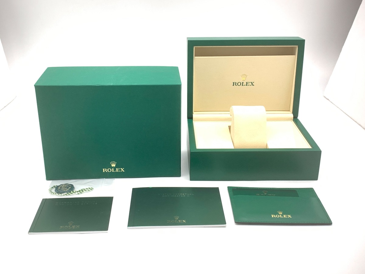 ロレックス(ROLEX) GMTマスターII ブラック 126711CHNR ステンレススティール/ローズゴールド オイスターブレス ブラック/ブルーベゼル