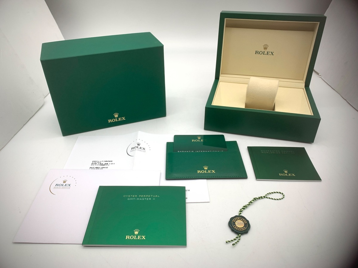 ロレックス(ROLEX) GMTマスターII ブラック 126710BLRO ステンレススティール ブルー/レッドベゼル ジュビリーブレス ブルー/レッドベゼル