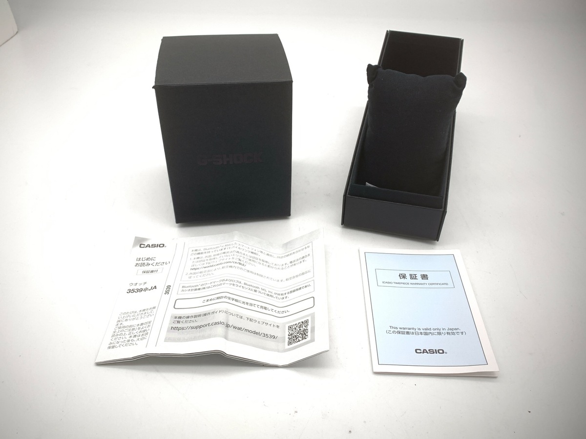 カシオ G-SHOCK ブラック GMW-B5000BT-1JF ステンレススティール