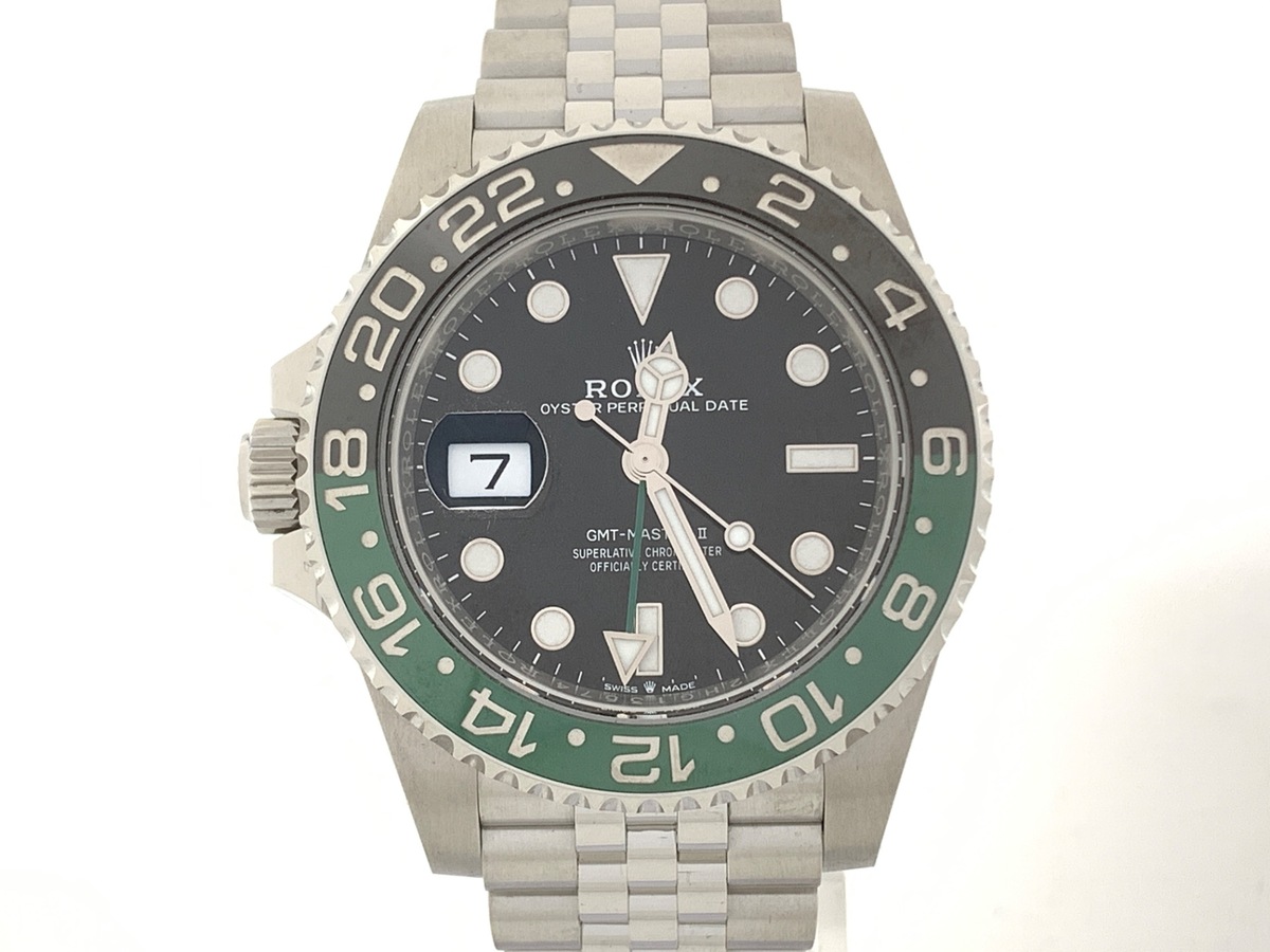 ロレックス(ROLEX) GMTマスターII ブラック 126720VTNR ステンレススティール ジュビリーブレス