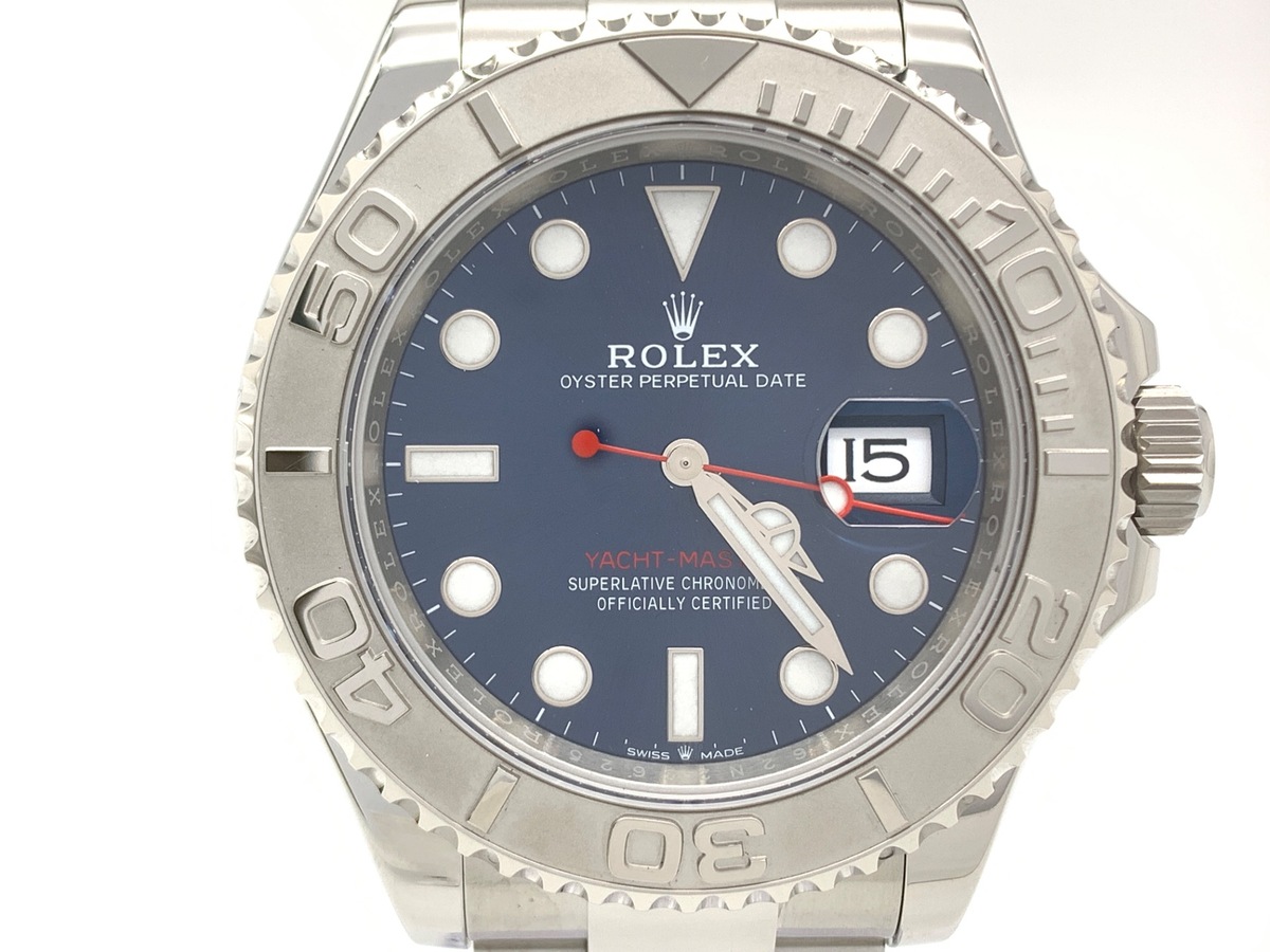ロレックス(ROLEX) ヨットマスター ブルー 126622 ステンレススティール/プラチナ
