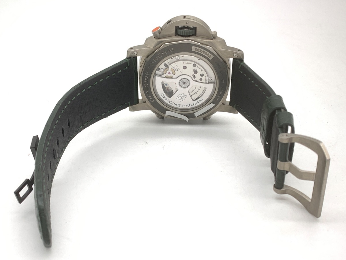 パネライ ルミノール レガッタ グリーン PAM01299 チタン