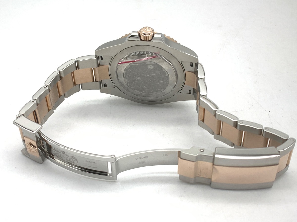 ロレックス(ROLEX) GMTマスターII ブラック 126711CHNR ステンレススティール/ローズゴールド オイスターブレス ブラック/ブルーベゼル