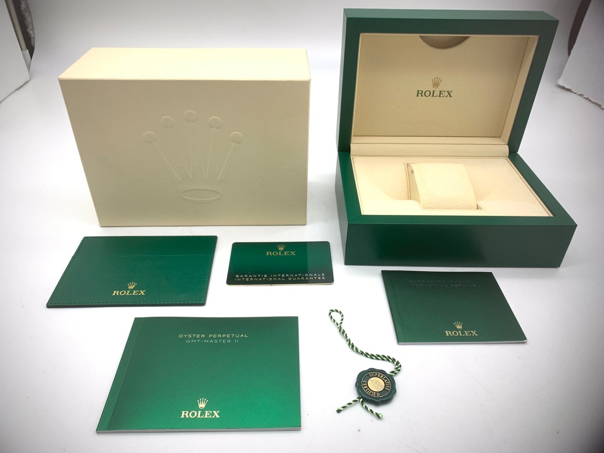 ロレックス(ROLEX) GMTマスターII ブラック 126711CHNR ステンレススティール/ローズゴールド オイスターブレス ブラック/ブルーベゼル