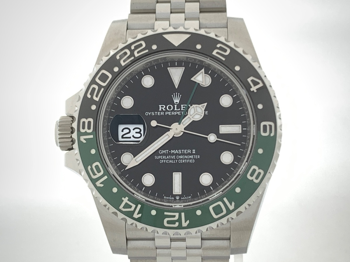 ロレックス(ROLEX) GMTマスターII ブラック 126720VTNR ステンレススティール ジュビリーブレス