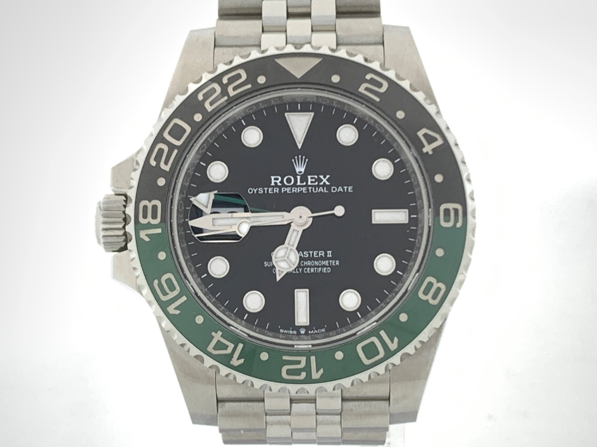 �����b�N�X(ROLEX) GMT�}�X�^�[II �u���b�N 126720VTNR �X�e�����X�X�e�B�[�� �W���r���[�u���X