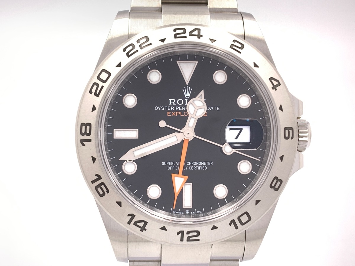 ロレックス(ROLEX) エクスプローラーII ブラック 226570 ステンレススティール