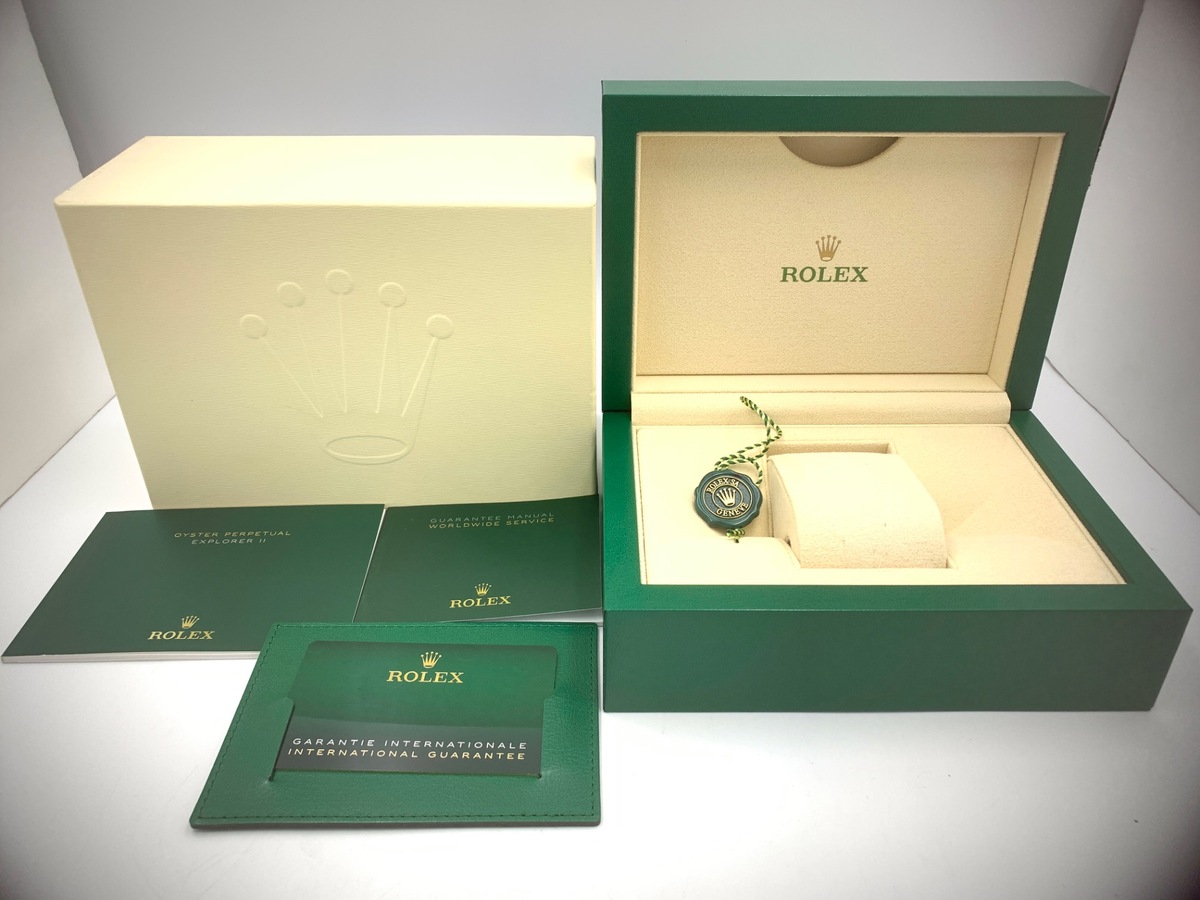 ロレックス(ROLEX) エクスプローラーII ブラック 226570 ステンレススティール